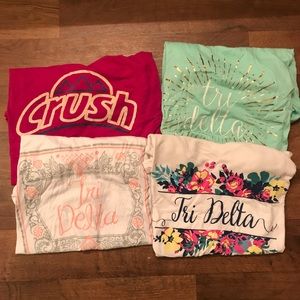 Tri Delta Short Sleeve T-Shirt Bundle